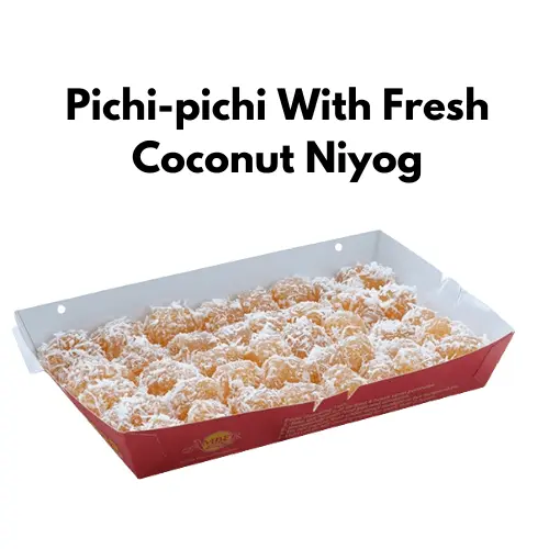 pichi pichi with fresh coconut niyog